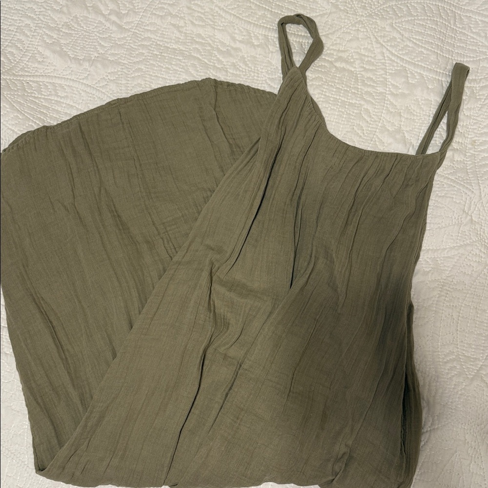 Old Navy Olive Green Maxi Dress